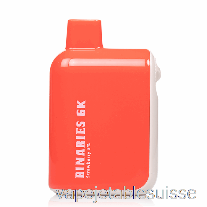Vape Suisse Horizon Binaires 6k 6000 Fraise Jetable